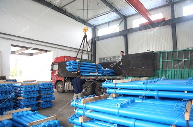 China Coal Group Sent A Batch Of Single Hydraulic Props For Mining To Hebei