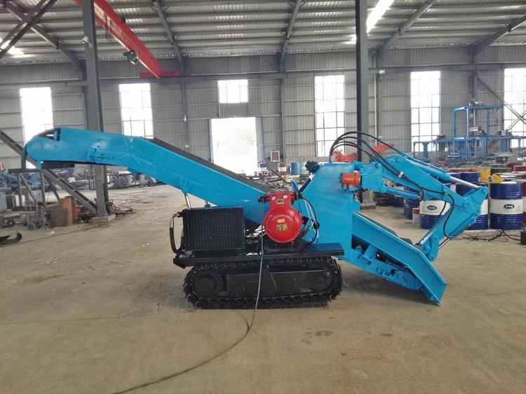 YZW Mini Wheeled Fold Tail Type Tunnel Mucking Machine