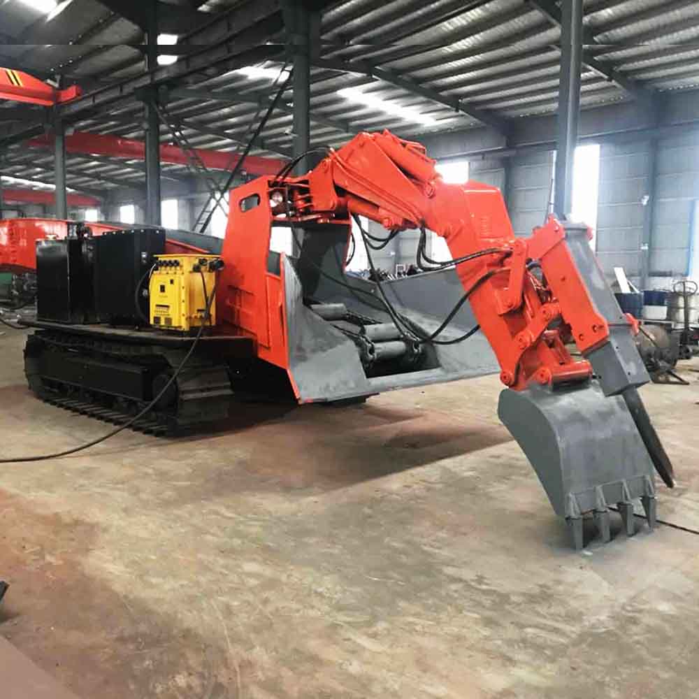 YZW Mini Wheeled Fold Tail Type Tunnel Mucking Machine
